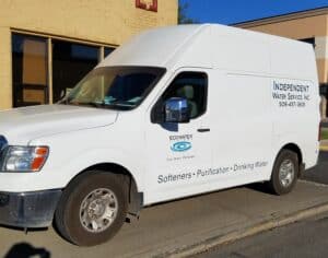 Service van from Independent Water Service, Inc. in Yakima, WA